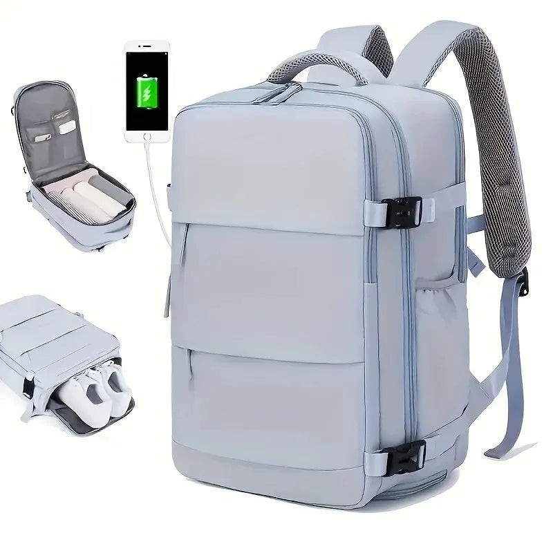 Multifunctional Travel Backpack Shoe Storage