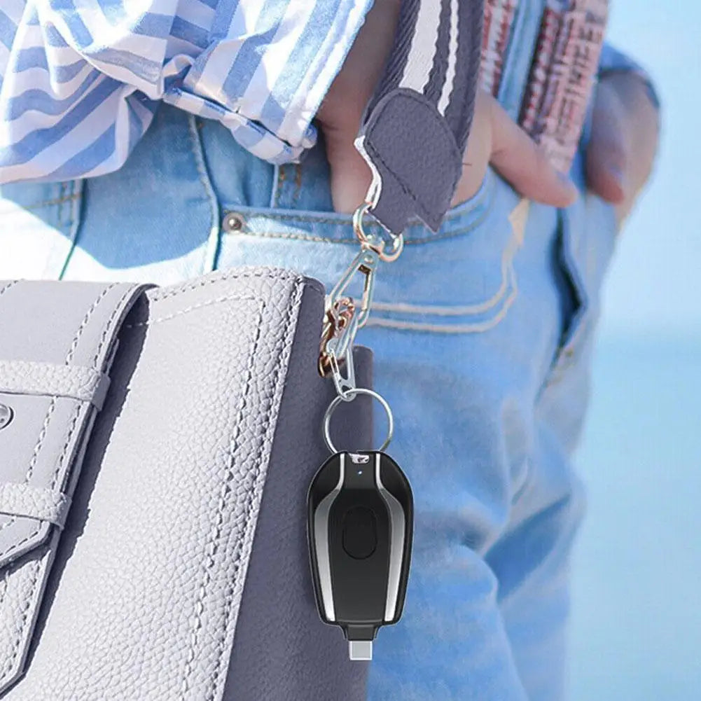 Emergency Mini Keychain Power Bank 1500mAh