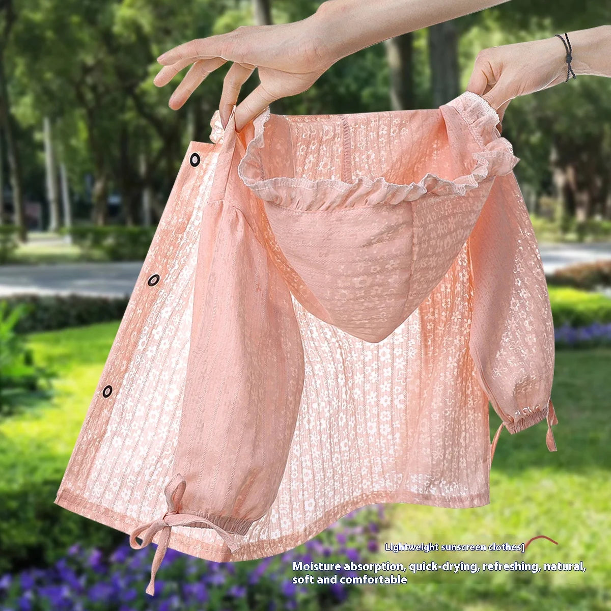 Lightweight Kids UV Protection Hooded Jacket