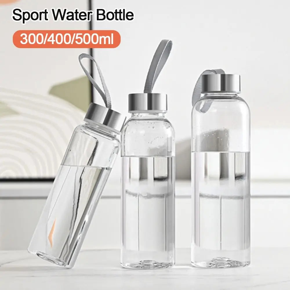 Transparent Plastic Water Bottle, Botella Agua Plástico Transparente