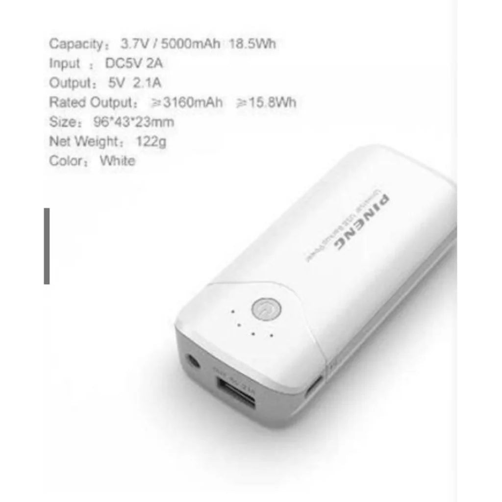 Compact Pineng Power Bank 5000mAh Portable