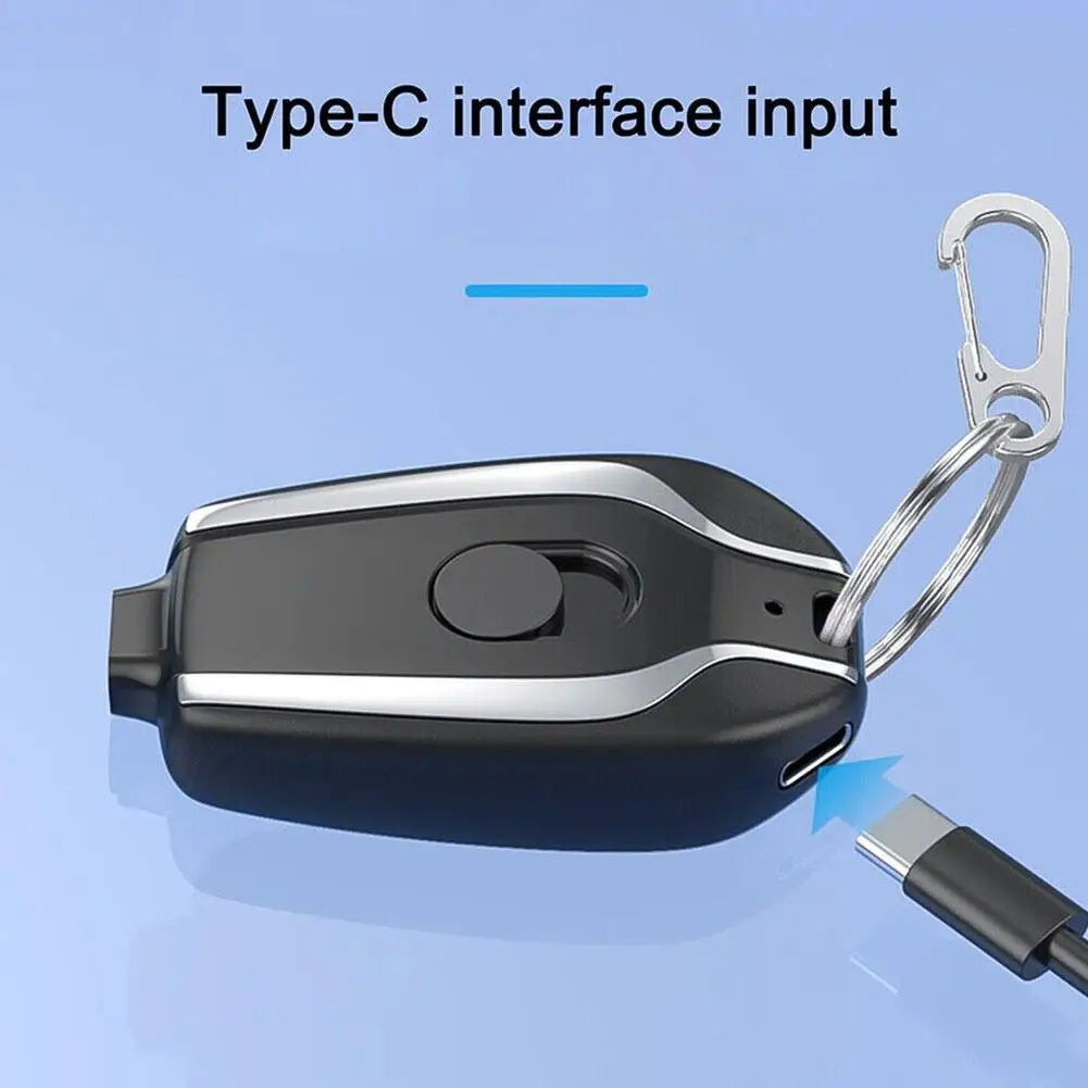 Emergency Mini Keychain Power Bank 1500mAh