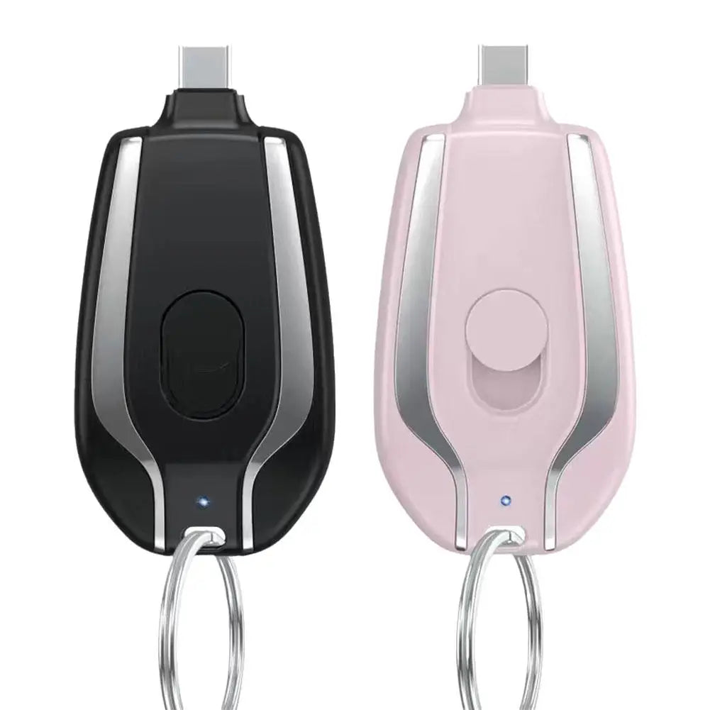 Emergency Mini Keychain Power Bank 1500mAh