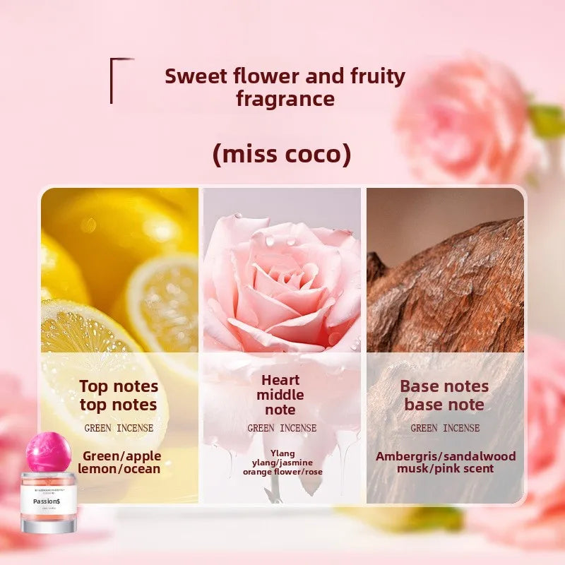 Ladies' Perfume: Lasting, Fresh, Alcohol-Free Floral
