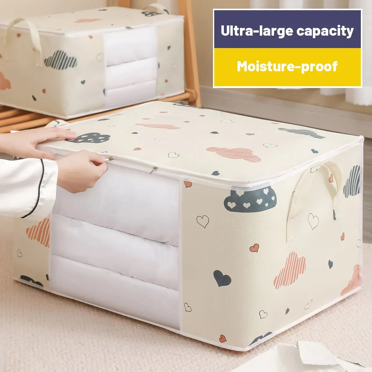 Foldable Storage Bag – Bedding Organizer