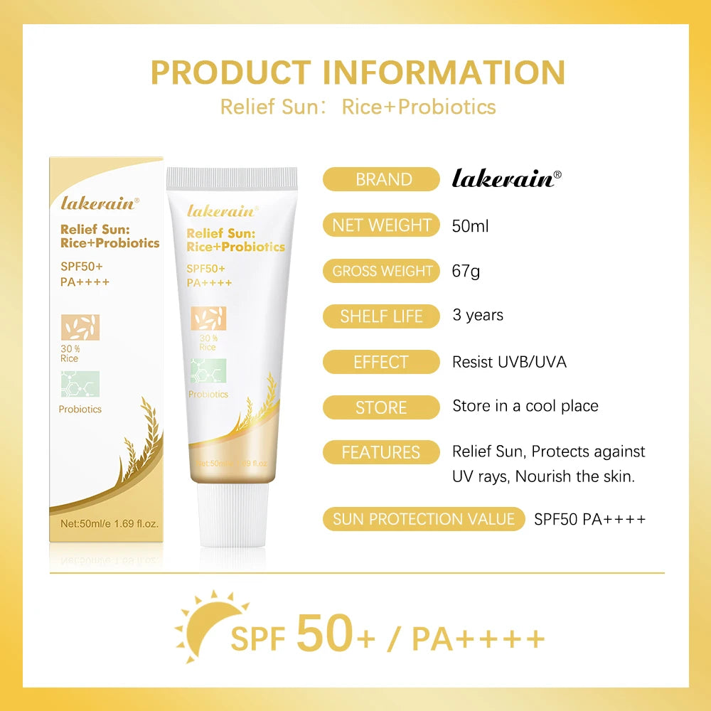 Nourishing Rice Probiotics Sunscreen SPF50+