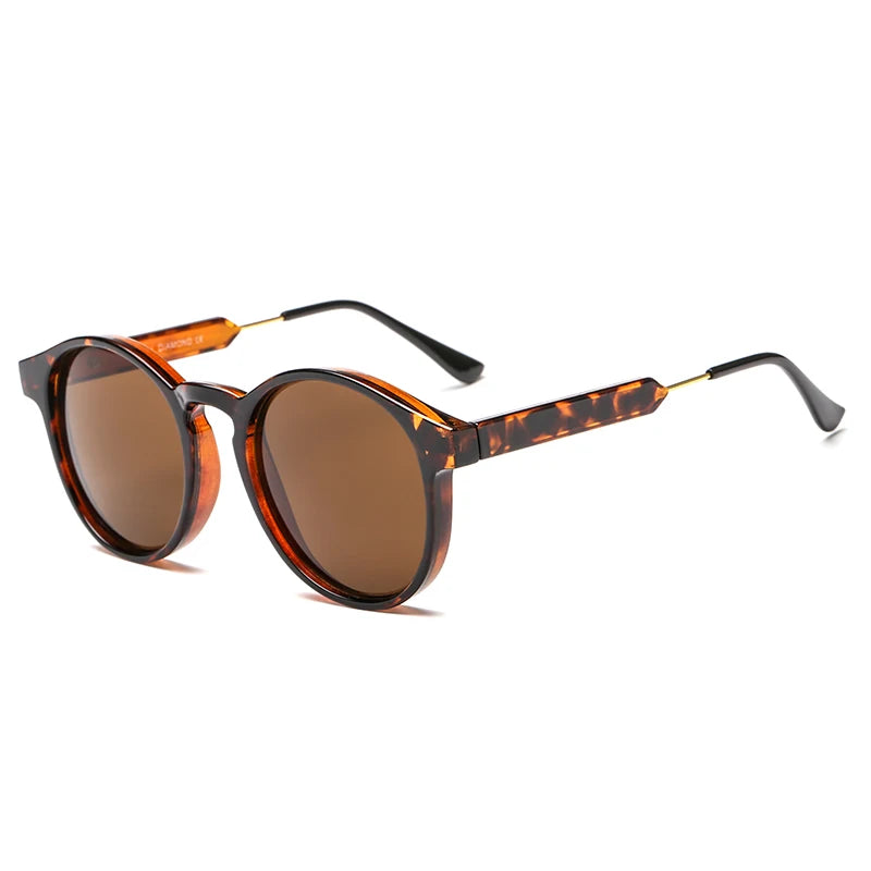 Stylish Retro Round Sunglasses UV400