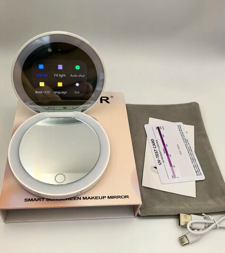 Professional TENGMIR UV Sunscreen Testing Mirror