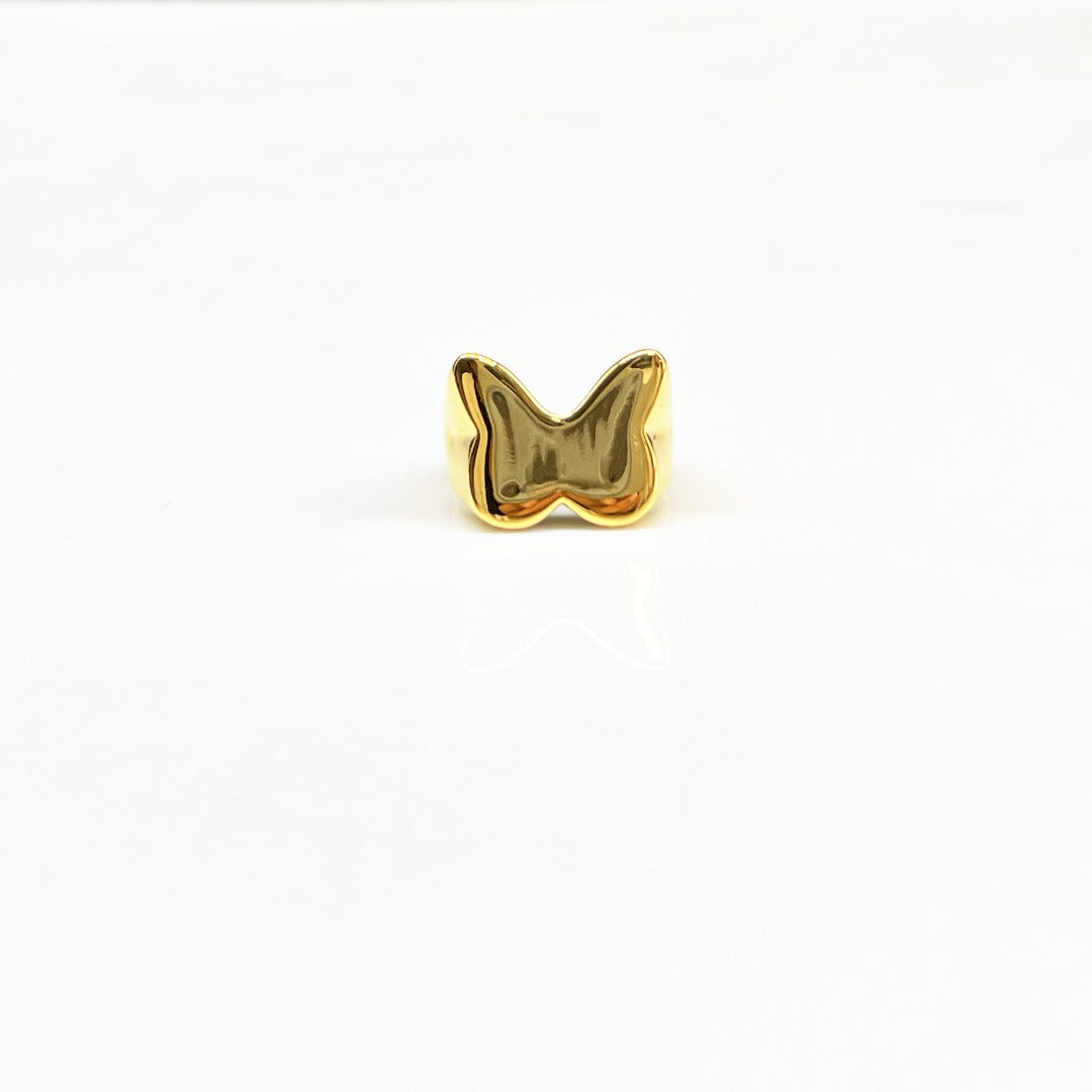 Gold Plated Logo Ring