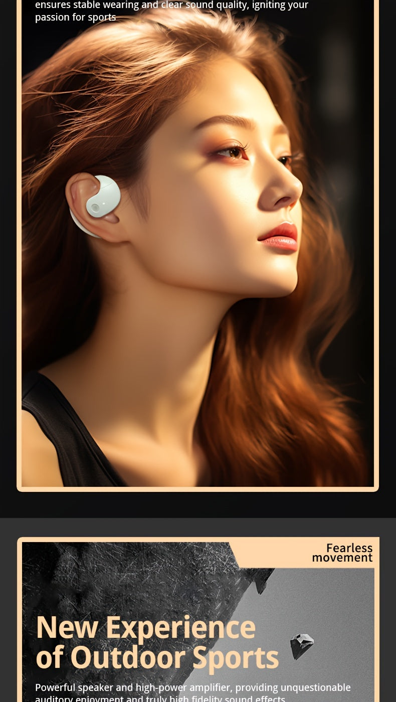Aptkdoe Open-Ear Earbuds Auriculares Oído Abierto
