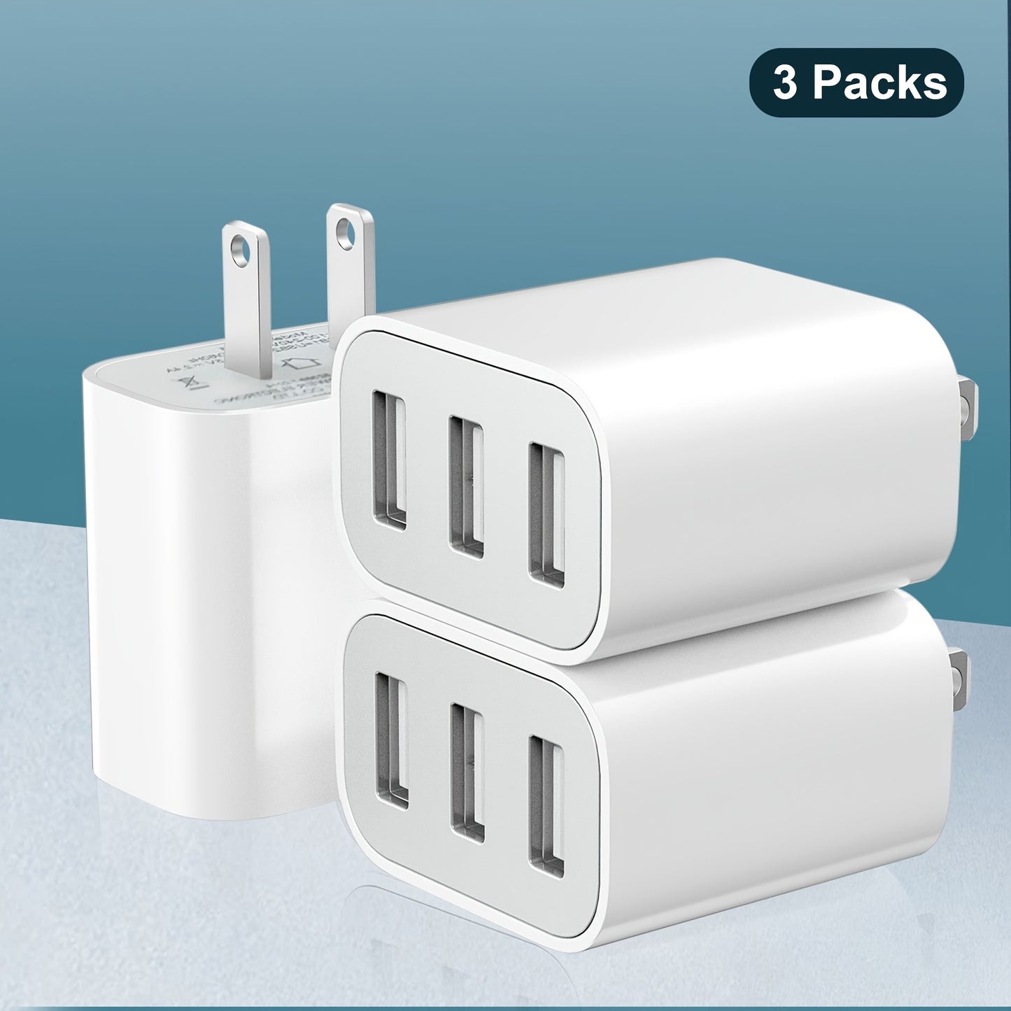 Rapid 3-Port USB Charger Cargador Rápido 3-Puertos