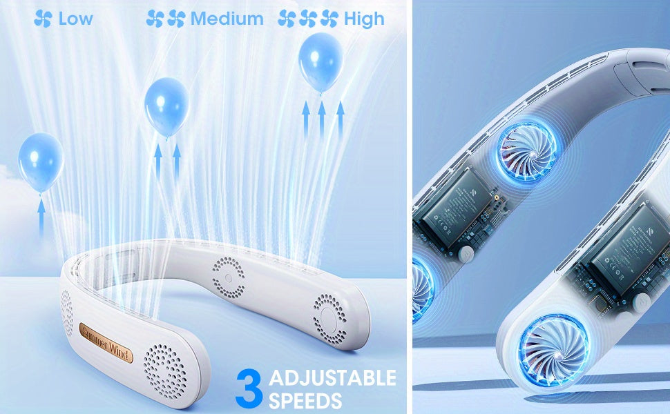 Innovative Bladeless Neck Fan Rechargeable