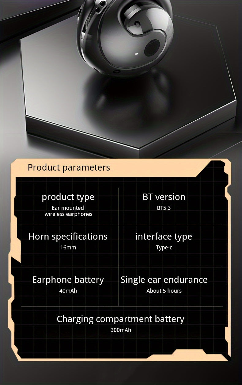 Aptkdoe Open-Ear Earbuds Auriculares Oído Abierto