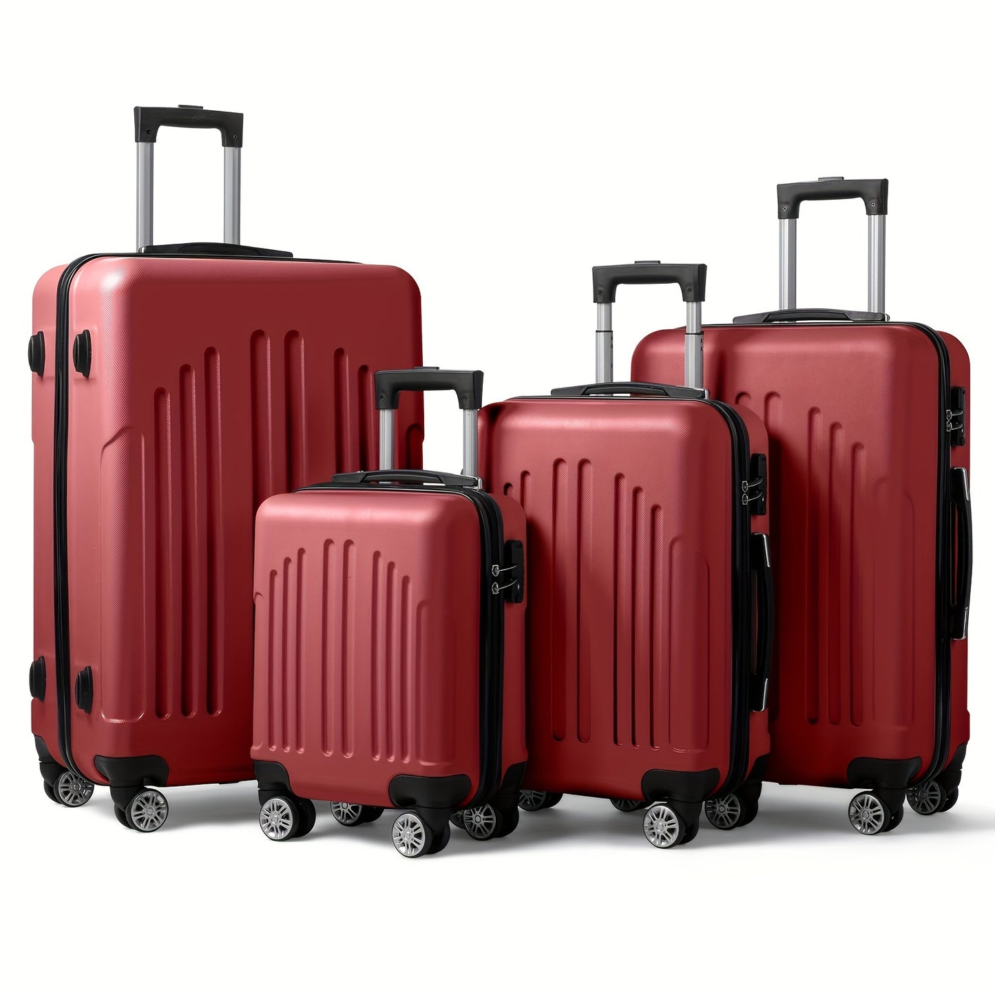 Purple Orchid Suitcase Set, Juego Maletas Orquídea Púrpura