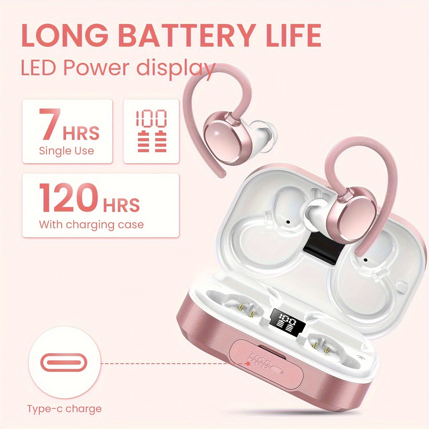 Q25 Ultra Earbuds Auriculares Ultra 120H