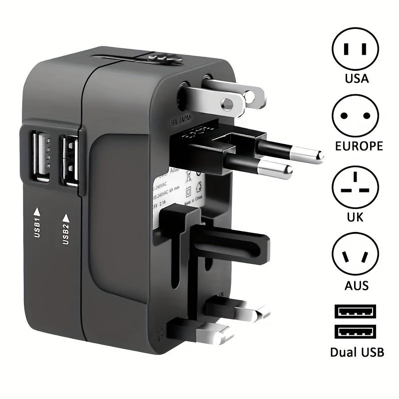 All-in-One Travel Adapter Adaptador Todo-en-Uno