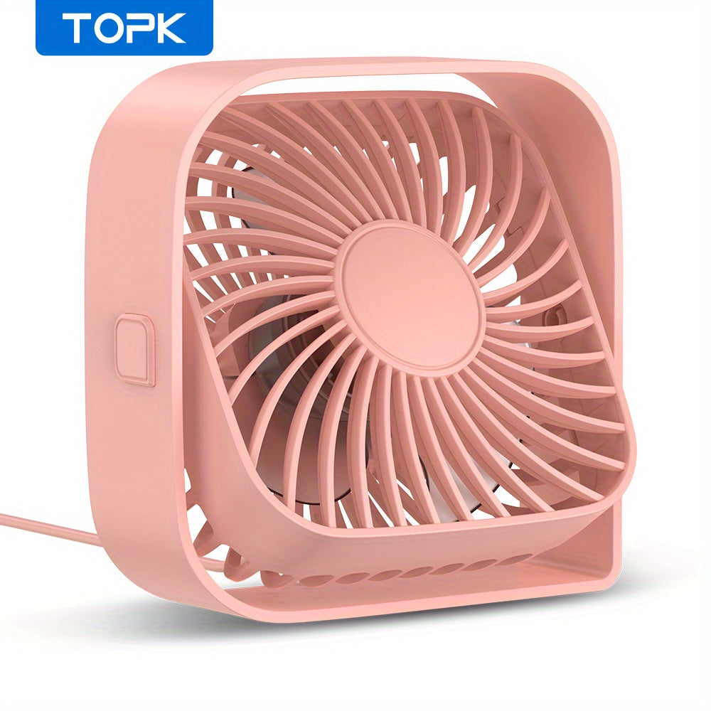Silent USB Desk Fan 3-Speed