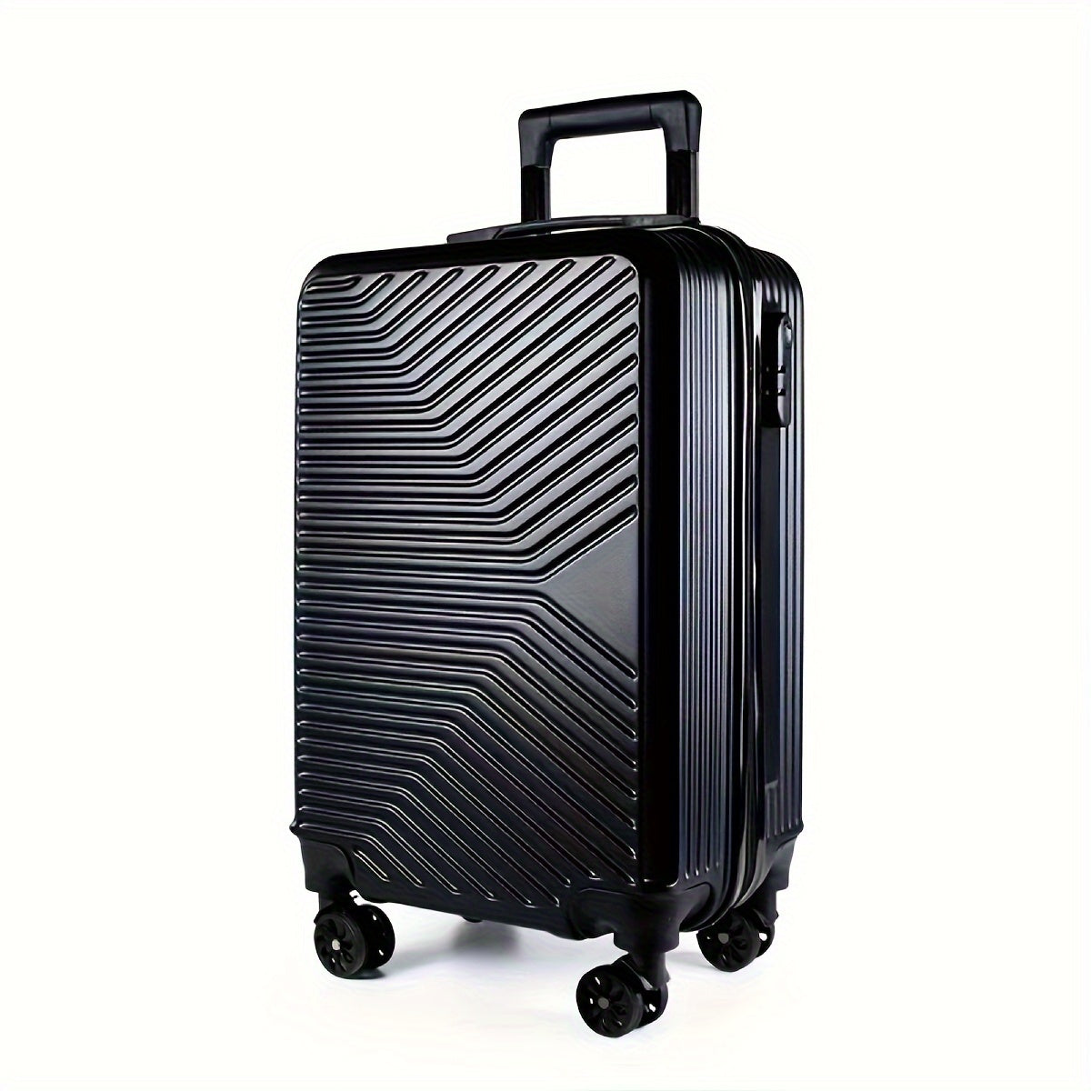 Striped Hard Shell Carry-On, Maleta Cabina Rayas Carcasa Dura