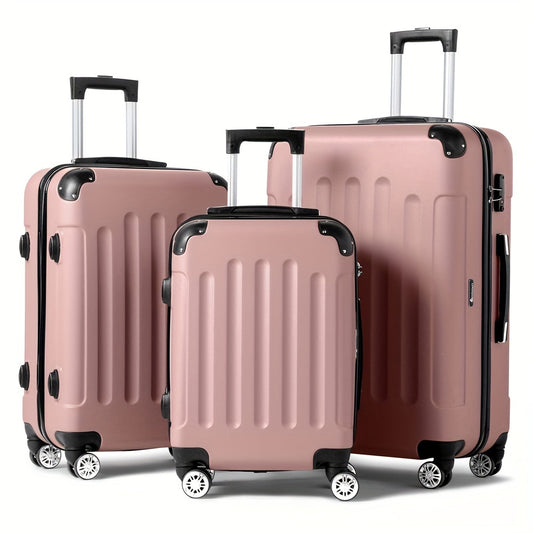 Durable 3-Piece Suitcase Set, Juego 3 Maletas Duraderas