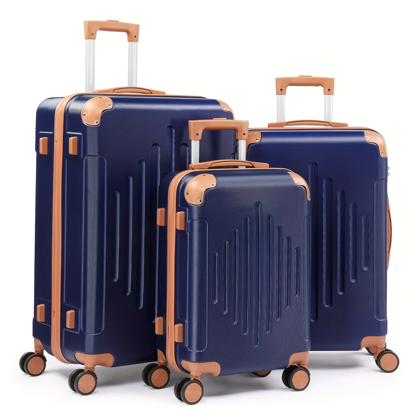 Butter Yellow Lightweight Suitcase Set, Juego Maletas Ligeras Amarillo Mantequilla