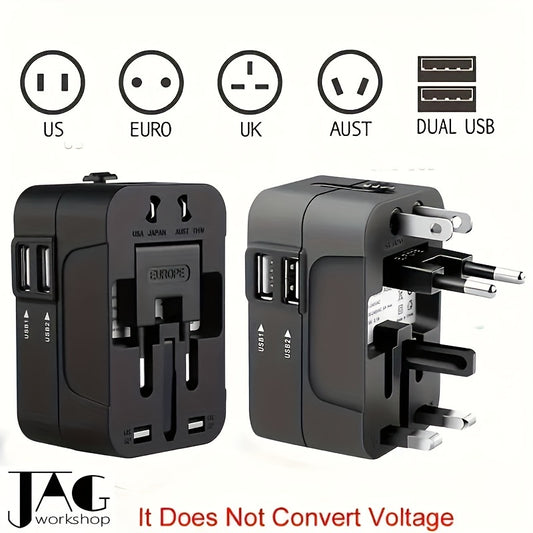 Certified Travel Adapter Adaptador Certificado 150+ Países