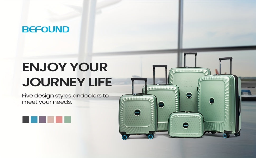 Befound Expandable Suitcase Set, Juego Maletas Expandibles Befound