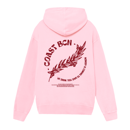 Pink Wake Up Hoodie