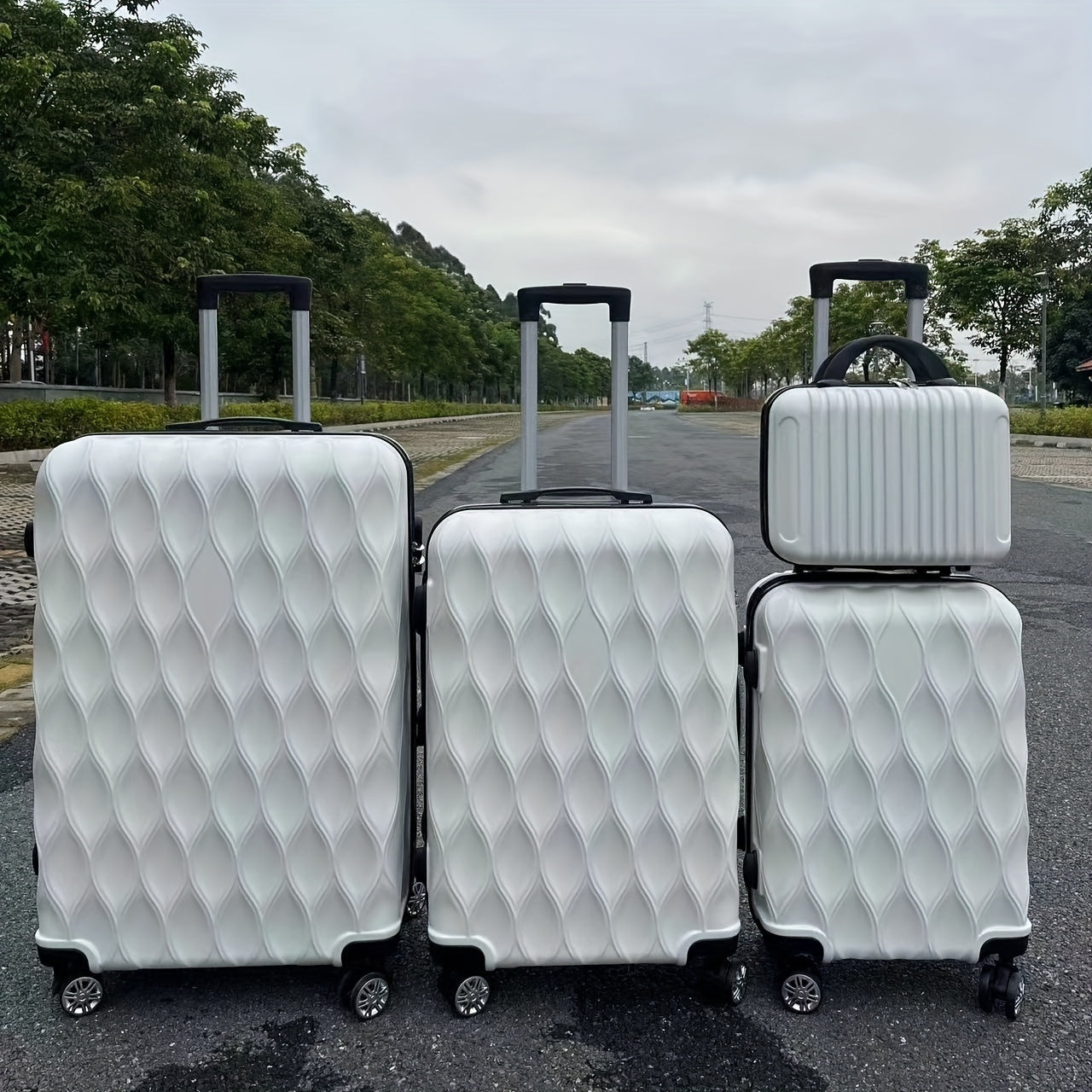 4-Piece Travel Suitcase Set Juego Maletas Viaje