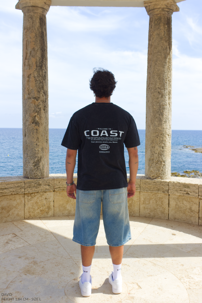 Black Washed Peaks T-shirt
