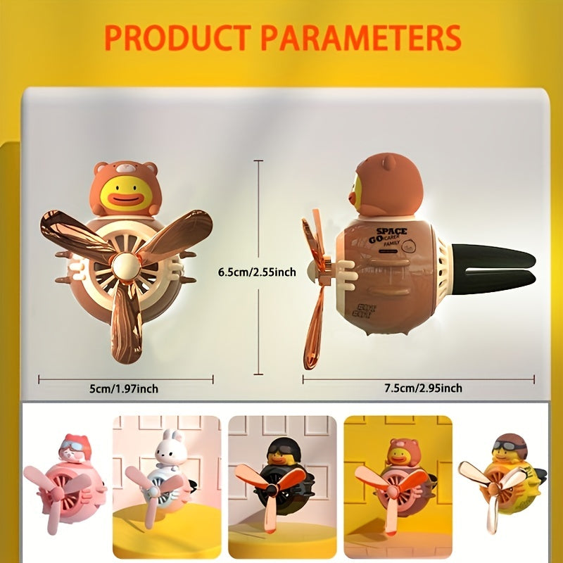 Adorable Pilot Duck Car Air Freshener