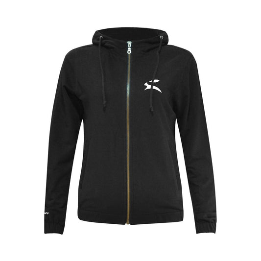 Cotton-Blend Zip Hoodie