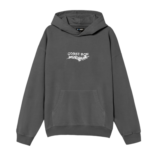 Gray Wake Up Hoodie
