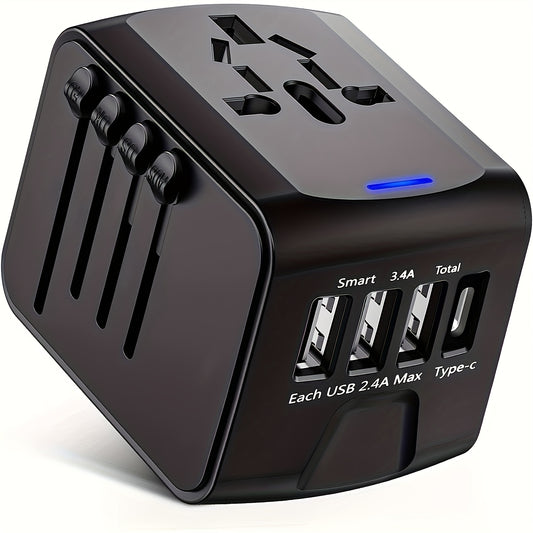 Premium Worldwide Adapter Adaptador Mundial Negro