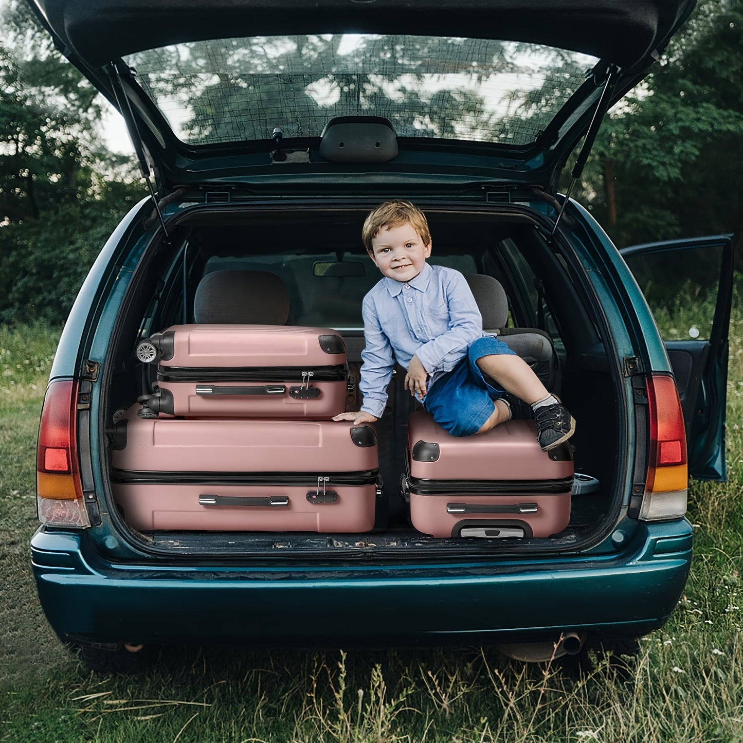 Durable 3-Piece Suitcase Set, Juego 3 Maletas Duraderas