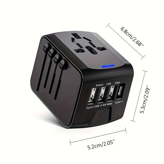 Premium Worldwide Adapter Adaptador Mundial Negro