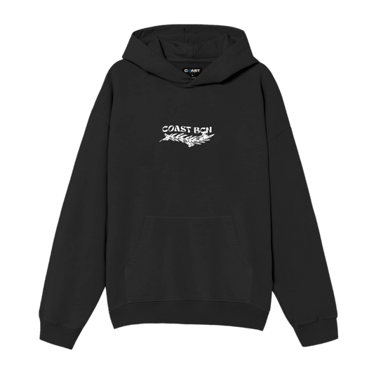 Black Wake Up Hoodie