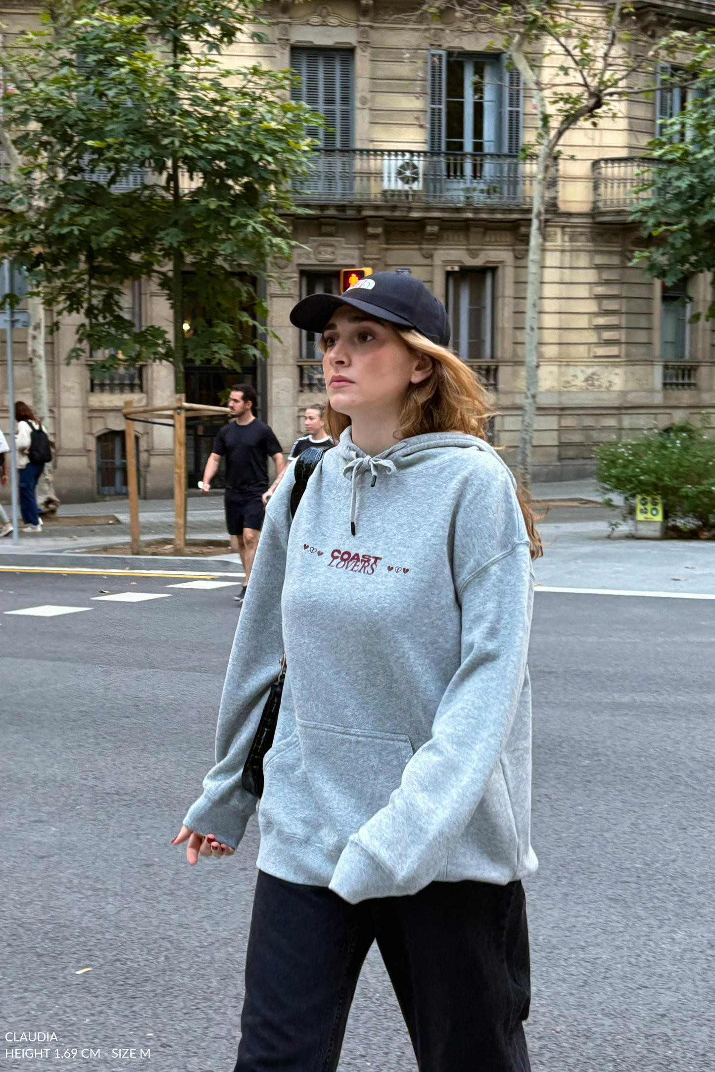 Gray Coast Lovers Hoodie
