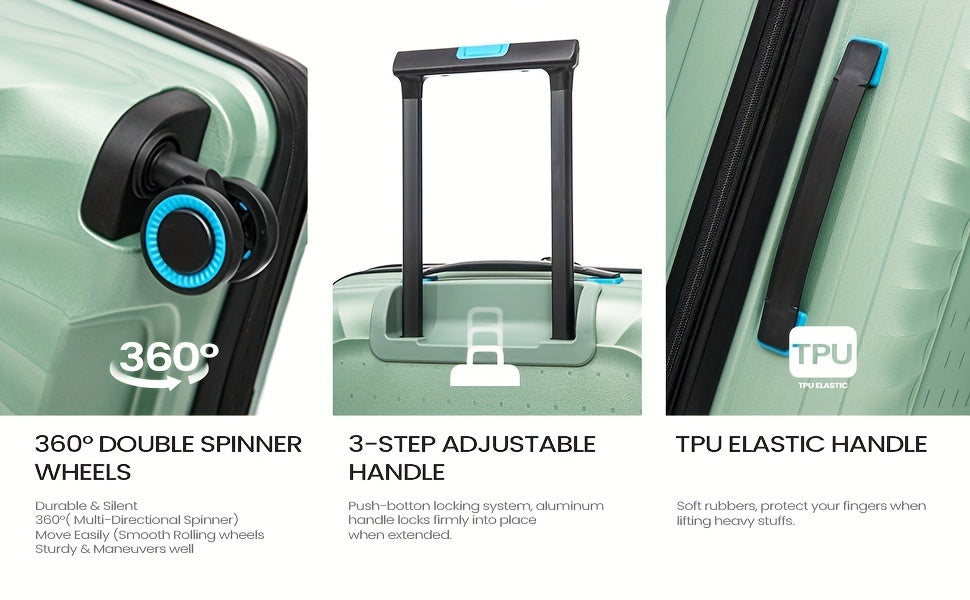 Befound Expandable Suitcase Set, Juego Maletas Expandibles Befound