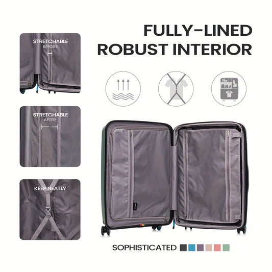 Befound Expandable Suitcase Set, Juego Maletas Expandibles Befound