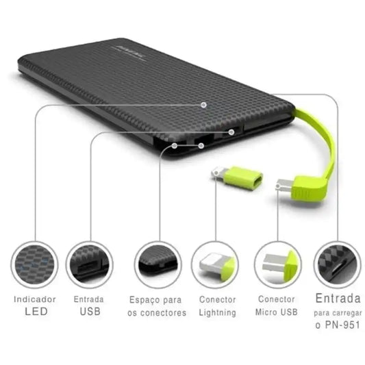 Universal Pineng Power Bank 10000mAh V8/Lightning