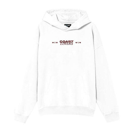 White Coast Lovers Hoodie