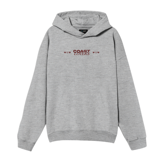 Gray Coast Lovers Hoodie