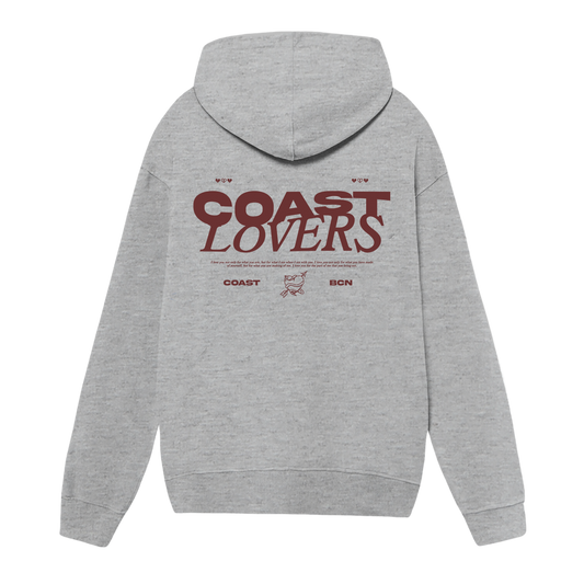 Gray Coast Lovers Hoodie