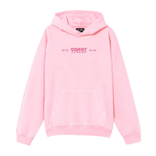 Pink Coast Lovers Hoodie
