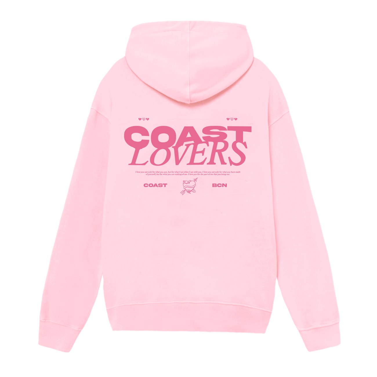 Pink Coast Lovers Hoodie