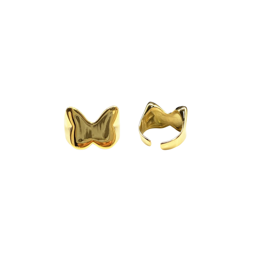 Gold Plated Logo Ring