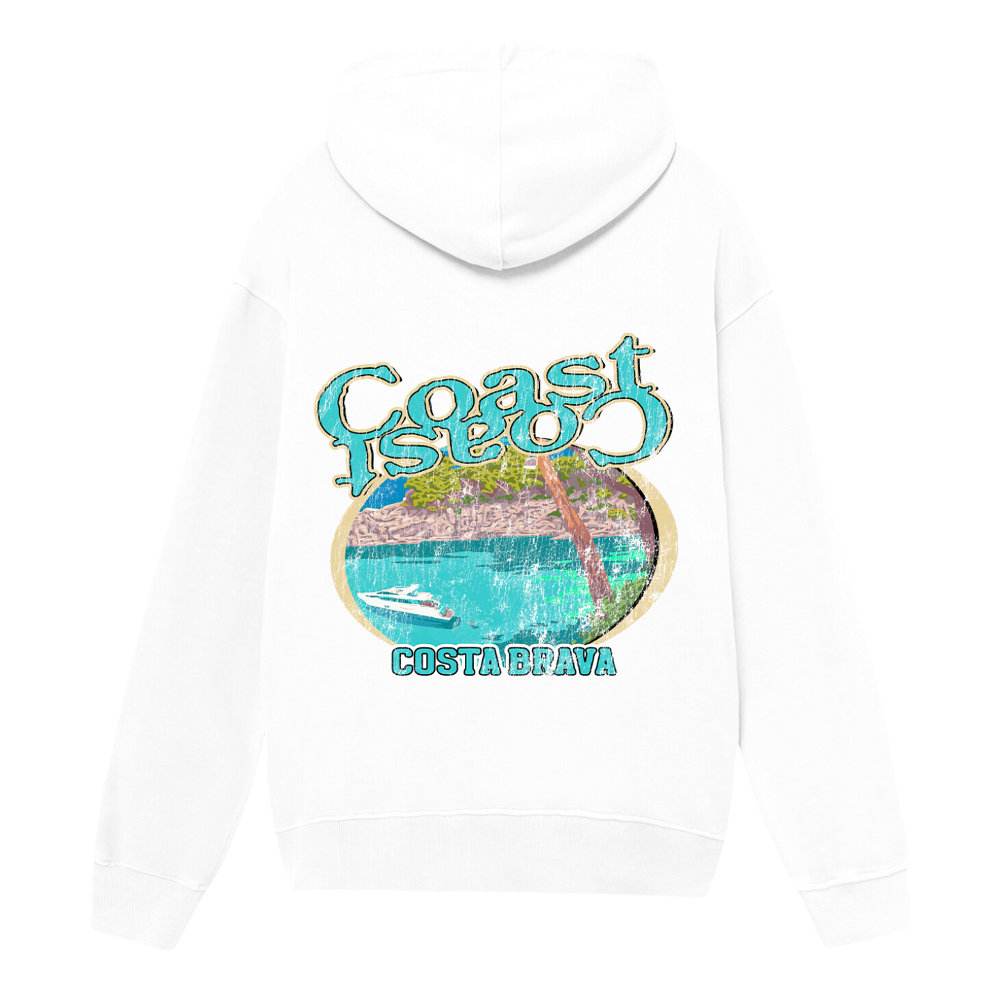 White Costa Brava Hoodie