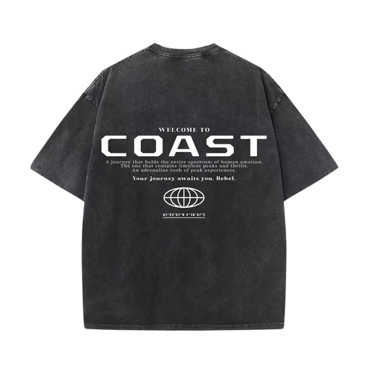 Black Washed Peaks T-shirt