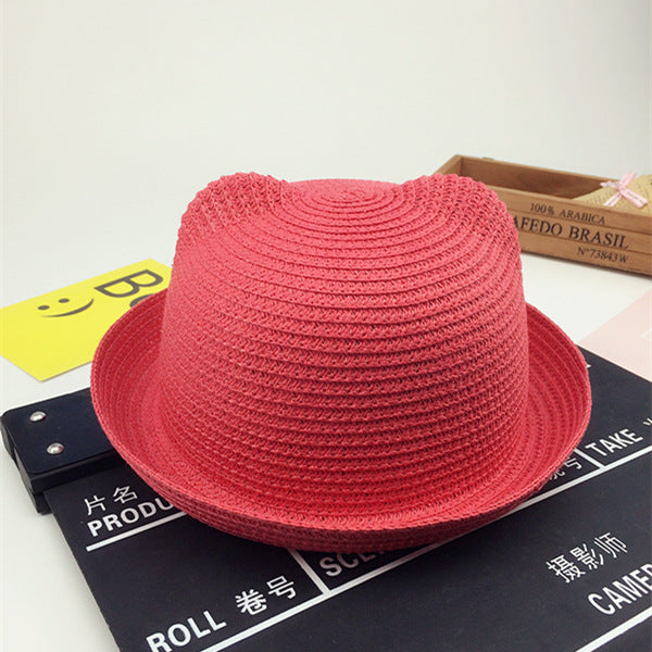 Kids Panama Hat Sombrero Niños Orejas