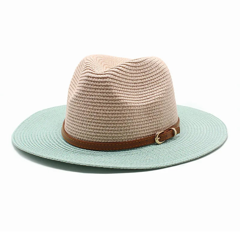 Stylish Gradient Straw Hat Sombrero Degradado
